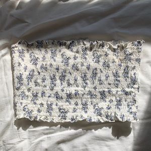 Floral tube top